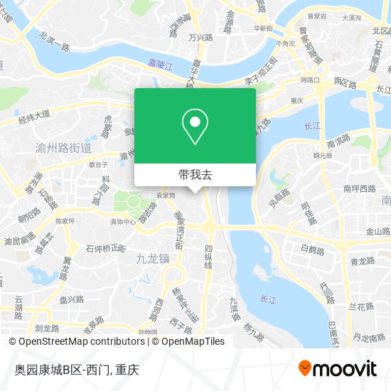 奥园康城B区-西门地图