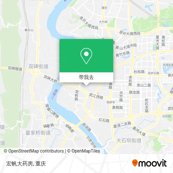 宏帆大药房地图