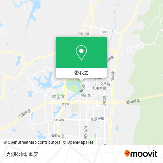 秀湖公园地图