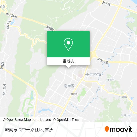城南家园中一路社区地图