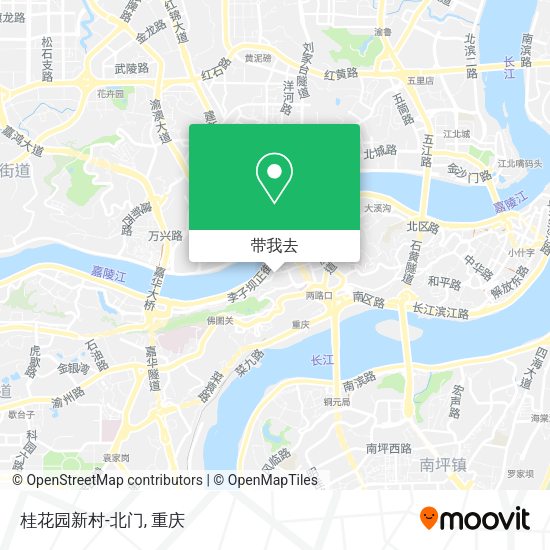 桂花园新村-北门地图