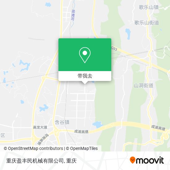 重庆盈丰民机械有限公司地图