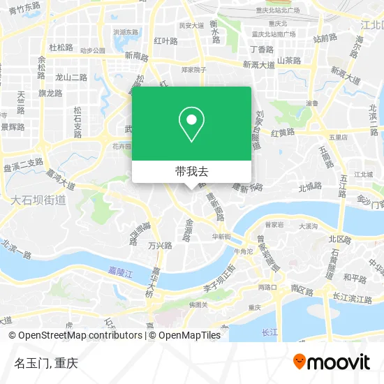 名玉门地图