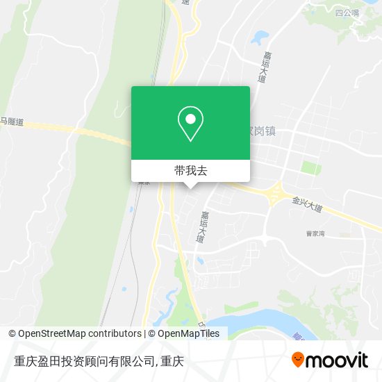 重庆盈田投资顾问有限公司地图