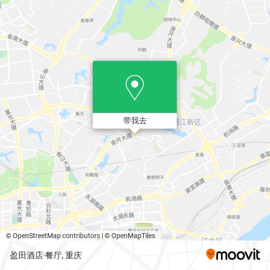 盈田酒店·餐厅地图