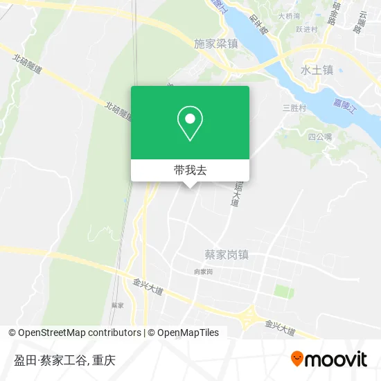 盈田·蔡家工谷地图