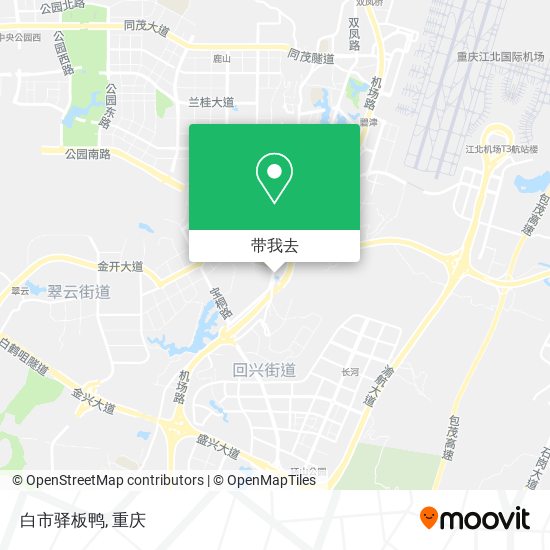 白市驿板鸭地图
