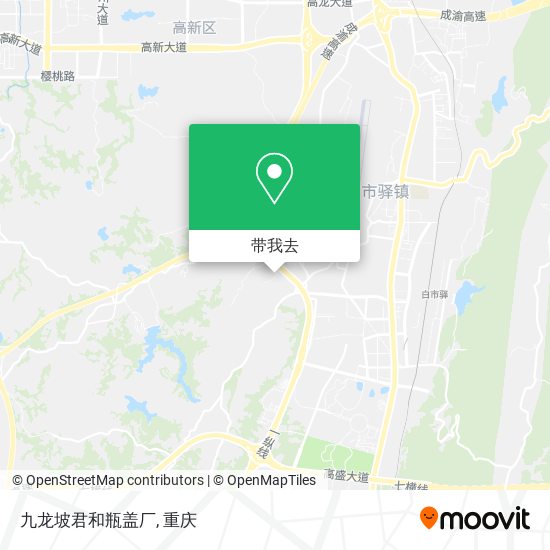 九龙坡君和瓶盖厂地图