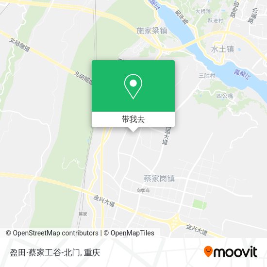 盈田·蔡家工谷-北门地图