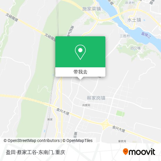 盈田·蔡家工谷-东南门地图