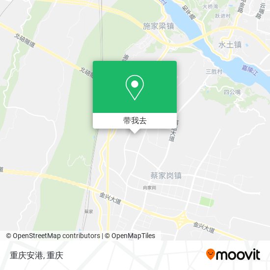 重庆安港地图