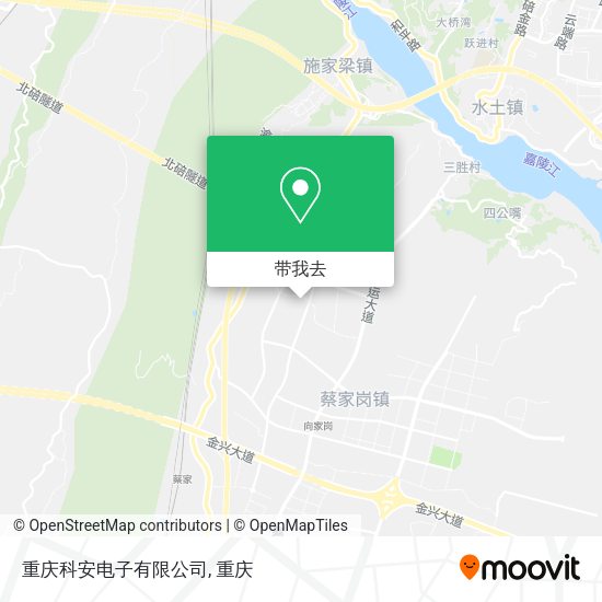 重庆科安电子有限公司地图