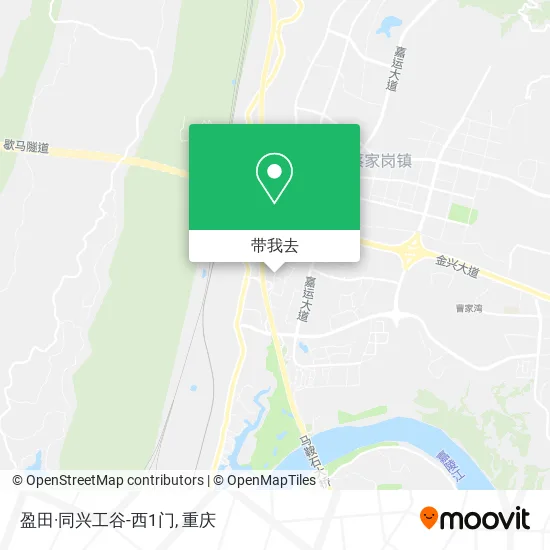 盈田·同兴工谷-西1门地图