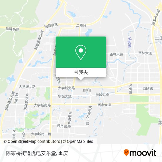 陈家桥街道虎电安乐堂地图