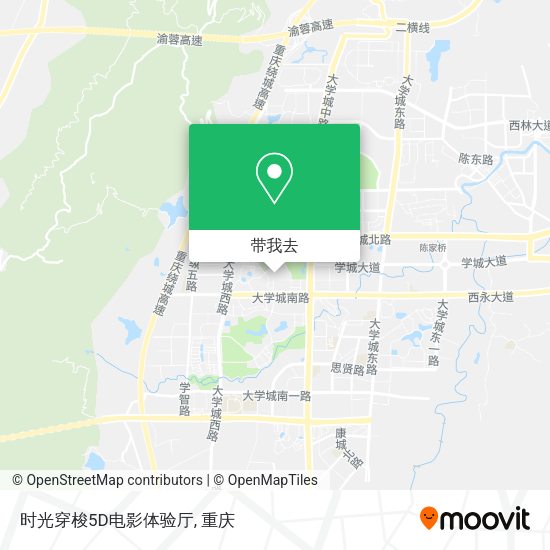 时光穿梭5D电影体验厅地图