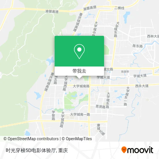 时光穿梭5D电影体验厅地图