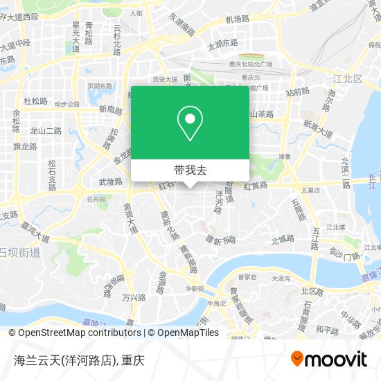 海兰云天(洋河路店)地图