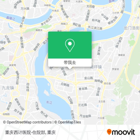 重庆西计医院-住院部地图