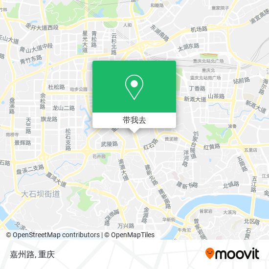 嘉州路地图