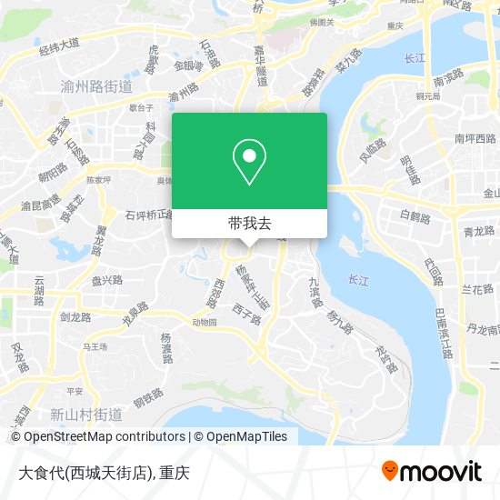大食代(西城天街店)地图
