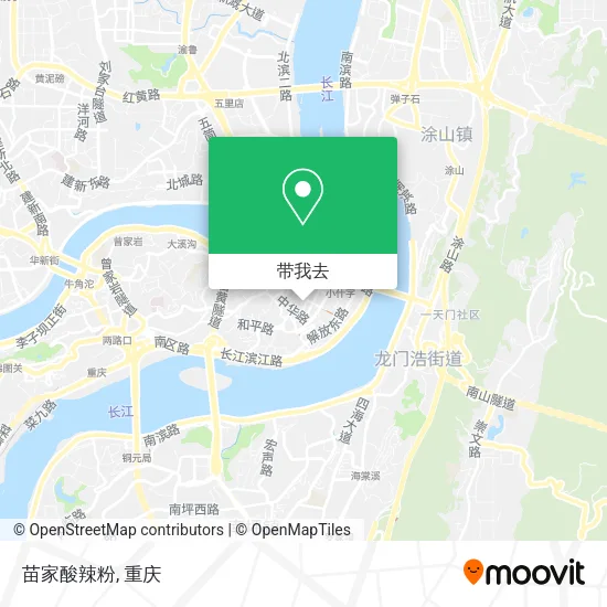 苗家酸辣粉地图