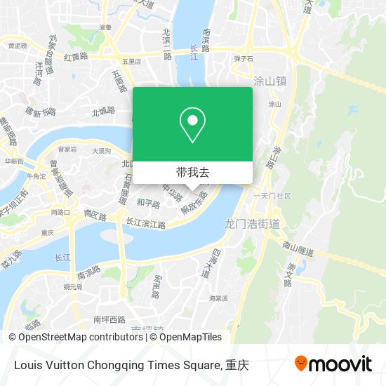 Louis Vuitton Chongqing Times Square地图