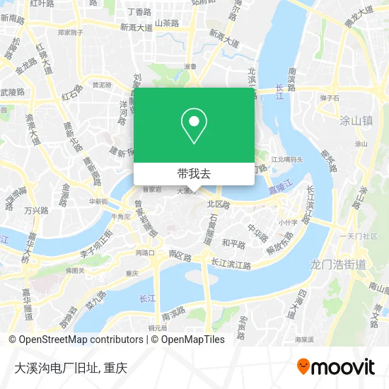 大溪沟电厂旧址地图