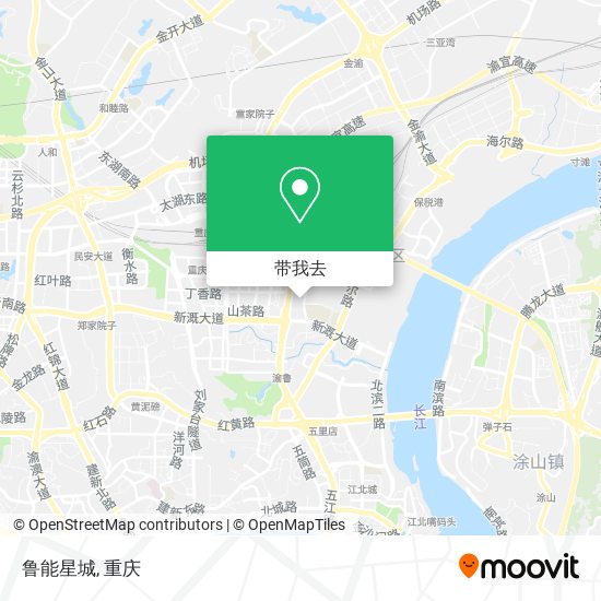 鲁能星城地图
