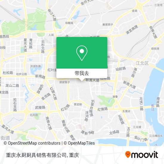 重庆永厨厨具销售有限公司地图