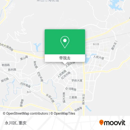 永川区地图