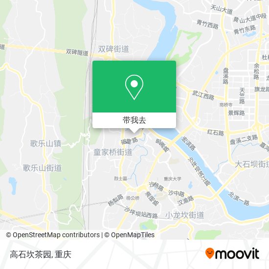 高石坎茶园地图