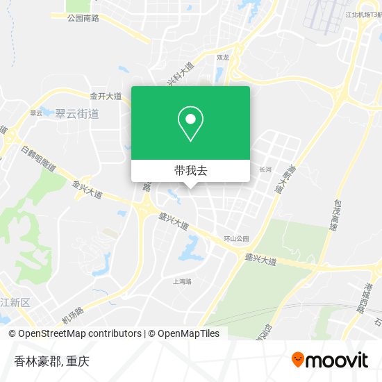 香林豪郡地图
