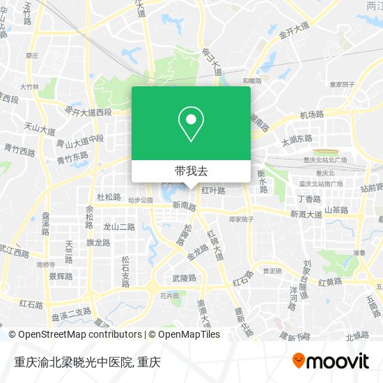 重庆渝北梁晓光中医院地图