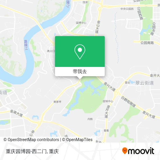 重庆园博园-西二门地图