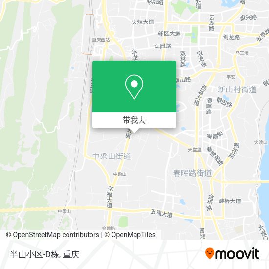 半山小区-D栋地图