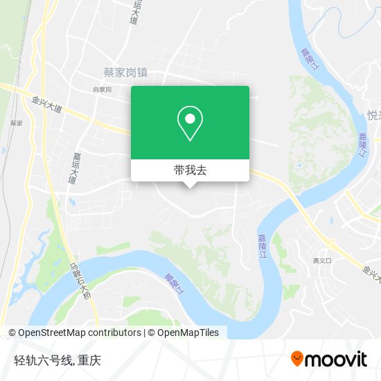 轻轨六号线地图