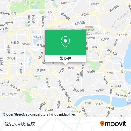 轻轨六号线地图