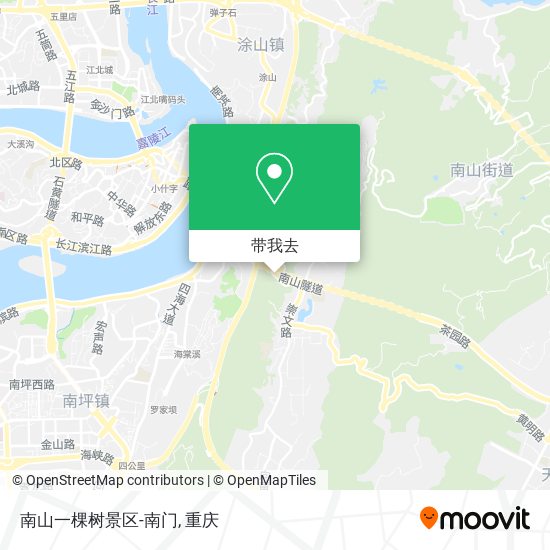 南山一棵树景区-南门地图