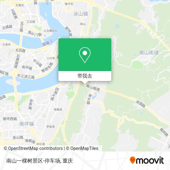 南山一棵树景区-停车场地图