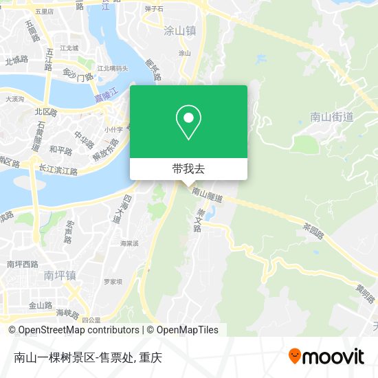 南山一棵树景区-售票处地图