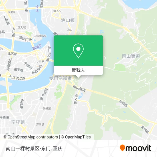 南山一棵树景区-东门地图