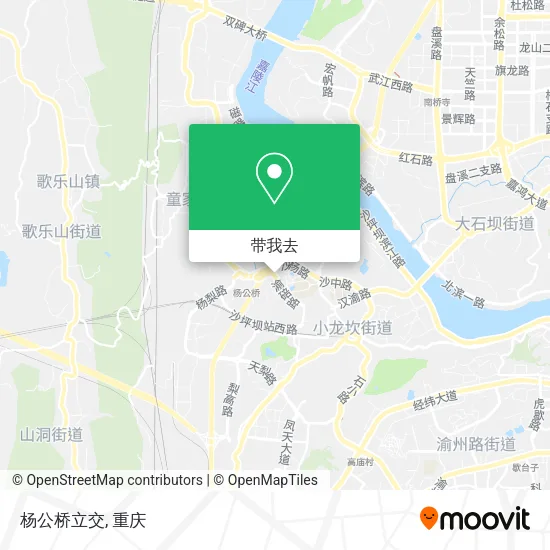 杨公桥立交地图