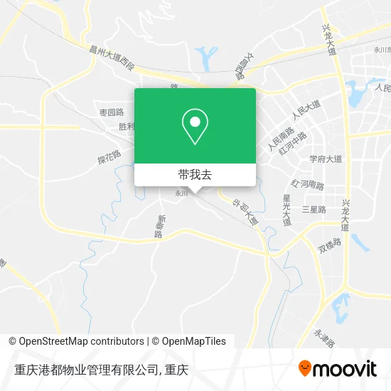 重庆港都物业管理有限公司地图