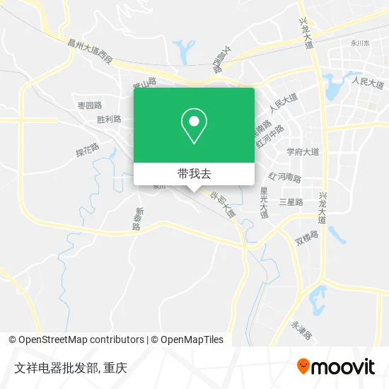 文祥电器批发部地图