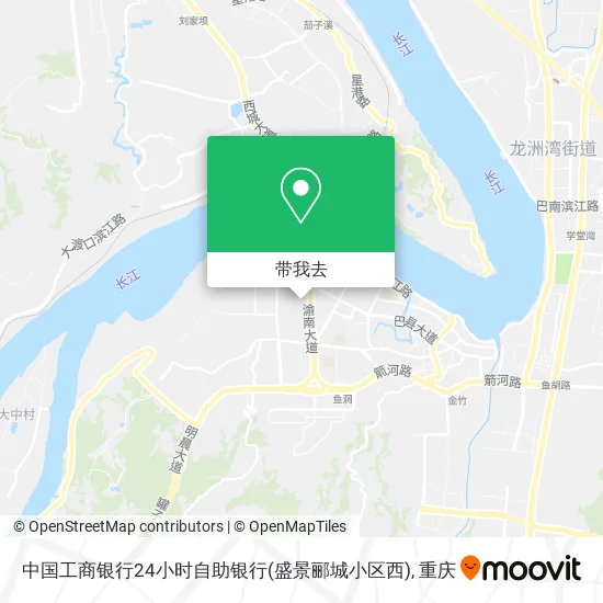 中国工商银行24小时自助银行(盛景郦城小区西)地图