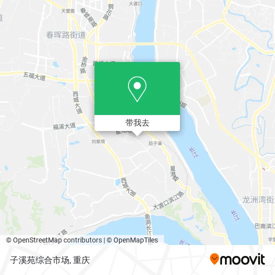 子溪苑综合市场地图