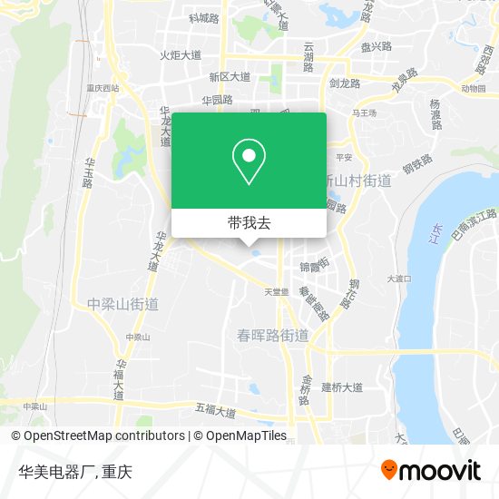 华美电器厂地图