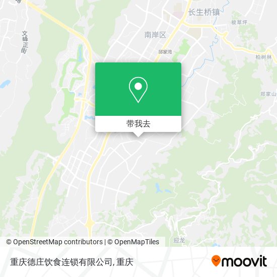 重庆德庄饮食连锁有限公司地图