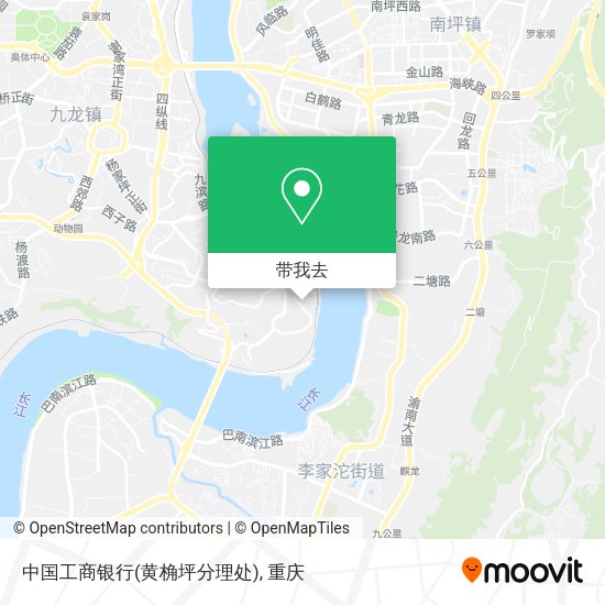 中国工商银行(黄桷坪分理处)地图