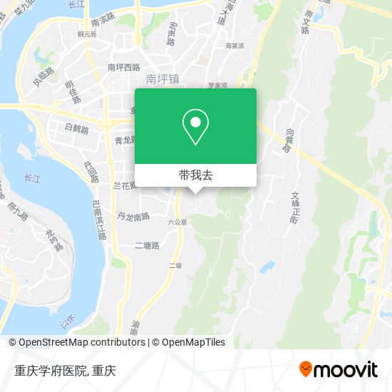 重庆学府医院地图